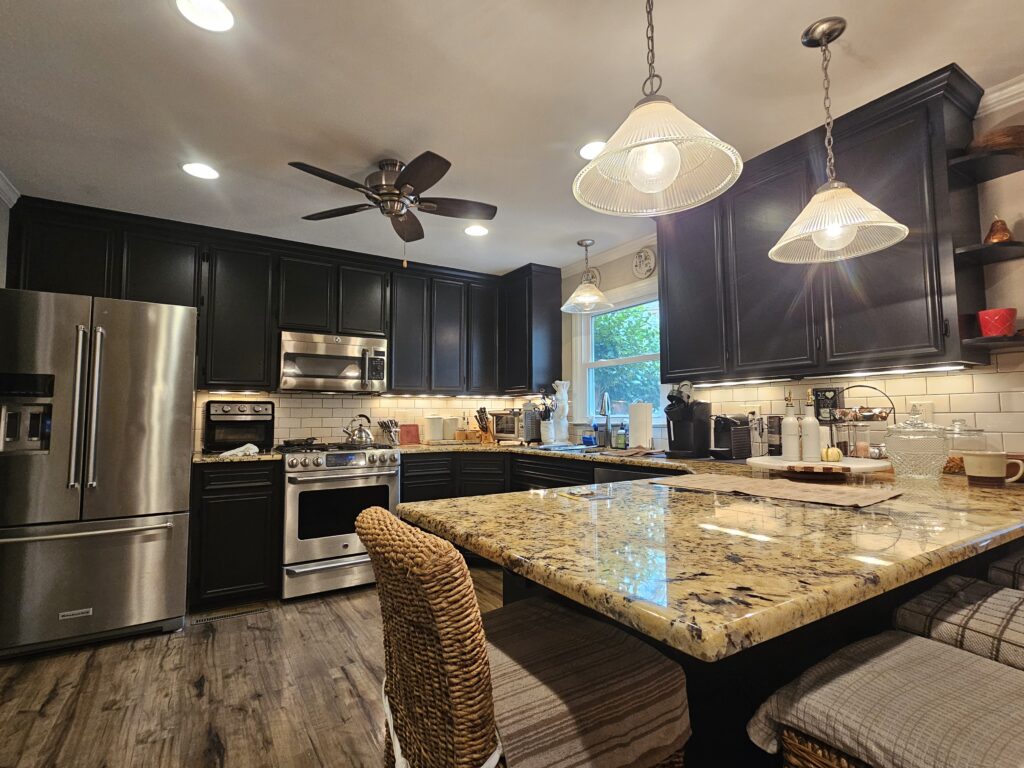 kitchen cabinets painted by Superior Colors