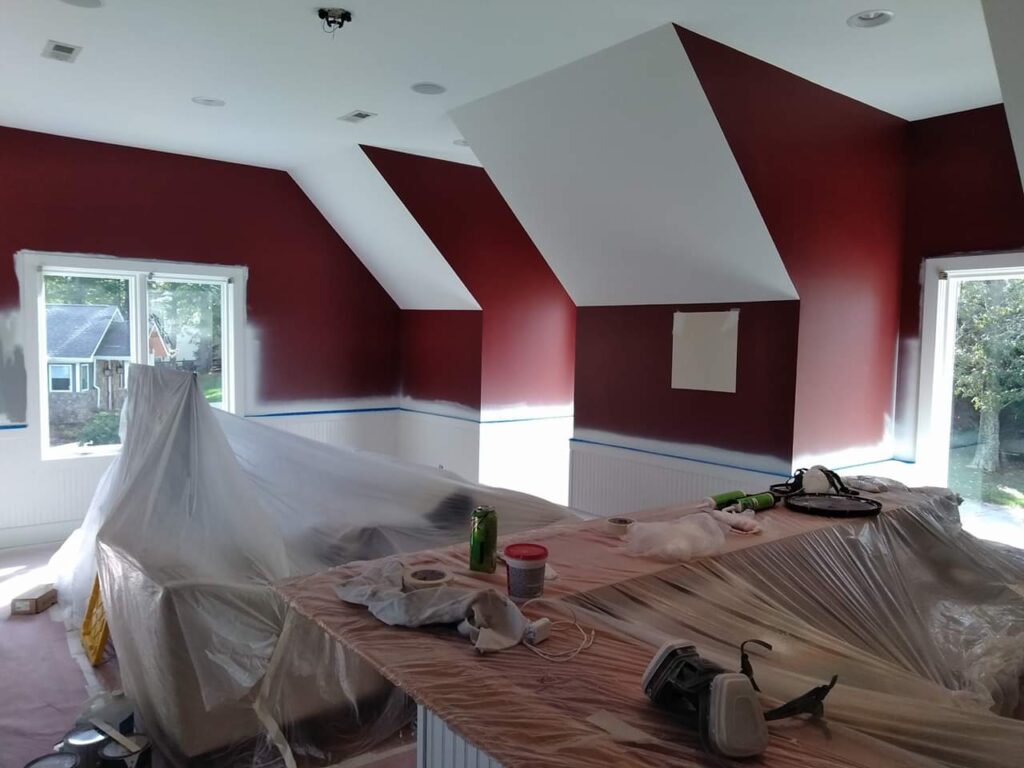 stairs painted by superior colors in salisbury north carolina